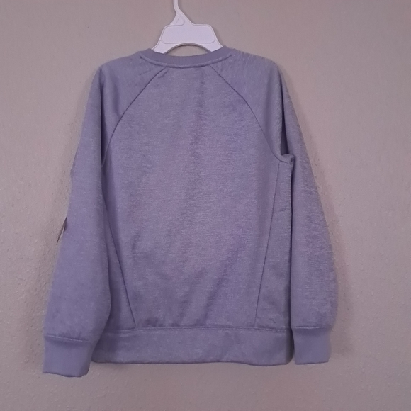 Reebok Essential Hoodie, Gray Kids‎ Fleece Crew Neck, Size L 10/12 - Picture 4 of 14